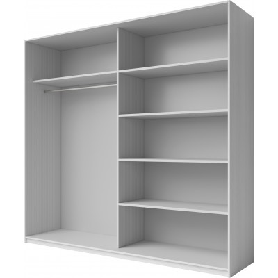 GALAXY SZAFA 200 CM 2 DRZWIOWA PRZESUWNE Z LUSTRAMI