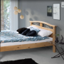 KORFU ŁÓŻKO PROWANSALSKIE 90X200 SOSNA LITE DREWNO