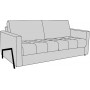 ANGEL SOFA 2 OS. ROZKŁADANA BEZ POJEMNIKA