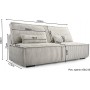 GIGI SOFA 3DL ROZKŁADANA Z POJEMNIKIEM