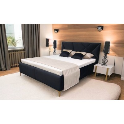 CROSS 90X200 ŁOŻE TAPICEROWANE Z POJEMNIKIEM