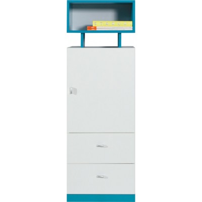 MOBI REGAŁ NISKI 1 DRZWIOWY Z SZUFLADAMI