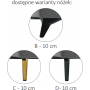 LUX II ŁÓŻKO KONTYNENTALNE 180X200 Z POJEMNIKIEM