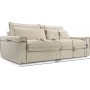 CECYLIA SOFA 3 OS. BEZ FUNKCJI SPANIA I POJEMNIKA