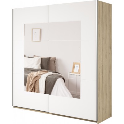 BETA SZAFA SZER. 200 CM 2 DRZWI PRZESUWNYCH Z LUSTRAMI