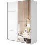 BETA SZAFA SZER. 150 CM 2 DRZWI PRZESUWNYCH Z LUSTRAMI