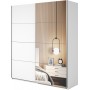 BETA SZAFA SZER. 180 CM 2 DRZWI PRZESUWNYCH Z LUSTRAMI