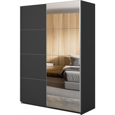 BETA SZAFA SZER. 150 CM 2 DRZWI PRZESUWNYCH Z LUSTRAMI