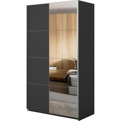 BETA SZAFA SZER. 120 CM 2 DRZWI PRZESUWNYCH Z LUSTRAMI