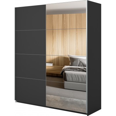 BETA SZAFA SZER. 200 CM 2 DRZWI PRZESUWNYCH Z LUSTRAMI